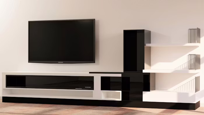 tv kast interieur